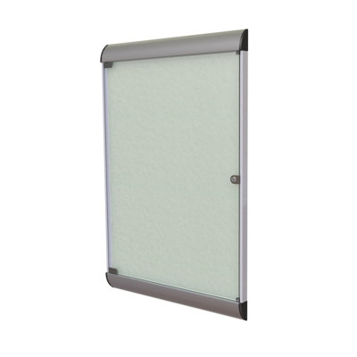 Ghent 1-Door Silhouette Enclosed Tackboard