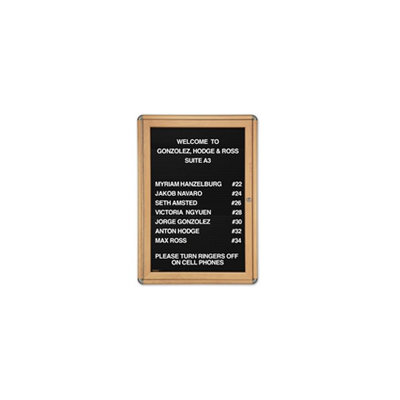 Ghent 1-Door Ovation Changeable Letterboard