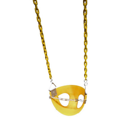 Gorilla Playsets Half Bucket Swing  in Yellow