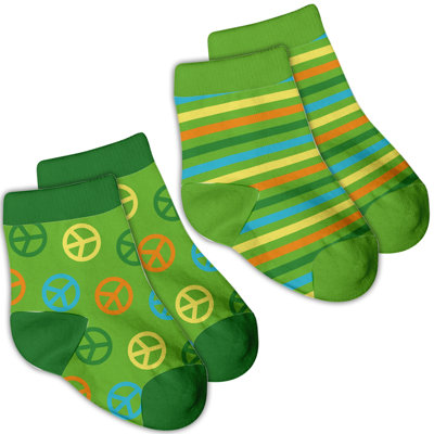 i play. Organic Print Socks (2-Piece)
