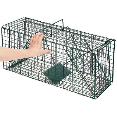Pentagon Green Dual Door Live Animal Pet Trap / Cage