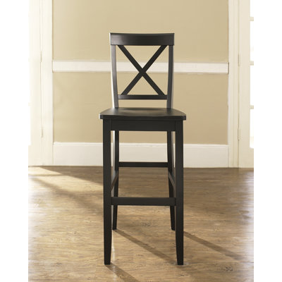 Crosley X-Back 30" Barstool in Black