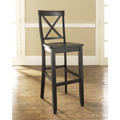 Crosley X-Back 30" Barstool in Black