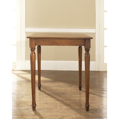 Crosley Turned Leg Pub Table in Classic Cherry