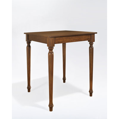 Crosley Turned Leg Pub Table in Classic Cherry