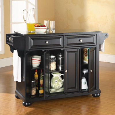 Crosley Alexandria Kitchen Island with Granite Top