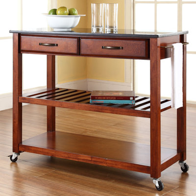 Crosley Kitchen Cart with Granite Top