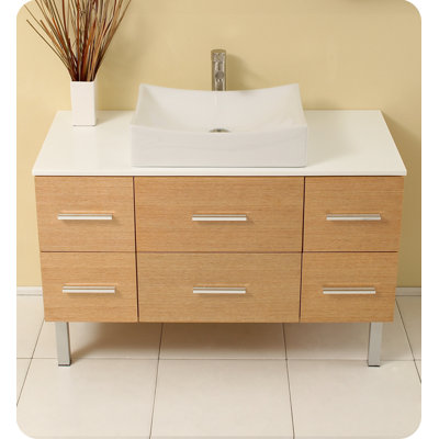 Modern Bathroom Mirror On Fresca Distante Modern Bathroom Vanity With