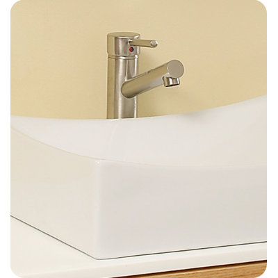 Fresca Distante Modern Bathroom Vanity with Mirror & Side Cabinet