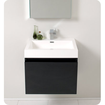 Fresca Nano Modern Bathroom Vanity with Medicine Cabinet
