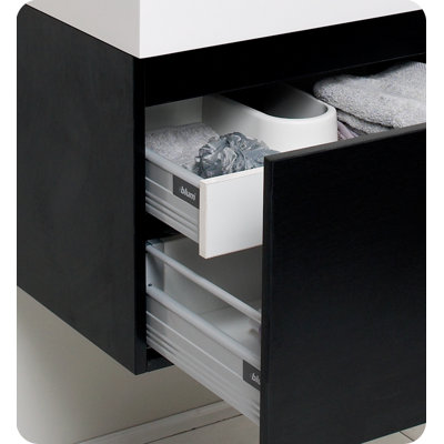 Fresca Nano Modern Bathroom Vanity with Medicine Cabinet