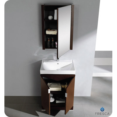 Fresca Elissos 24" Modern Bathroom Vanity with Medicine Cabinet