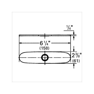 Grohe 6" Escutcheon Plate