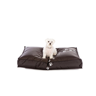 Sit On It Doggie Style Beanbag in Paw Prints Fashionable Grey