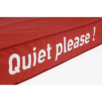 Sit On It Doggie Style Beanbag in Quiet Please Lipstick Red