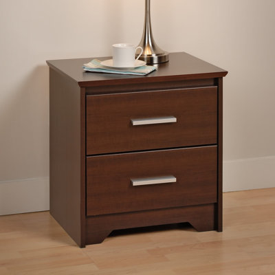 Prepac Coal Harbor 2 Drawer Nightstand
