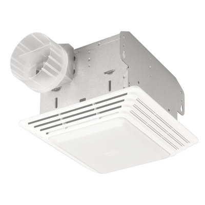Heavy Duty 80 CFM Bathroom Exhaust Fan with Light