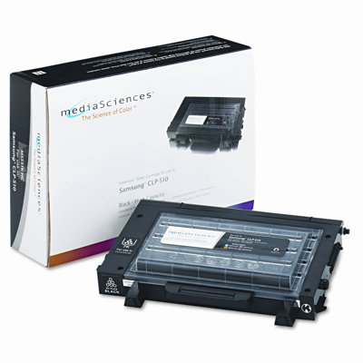 Media Sciences MS551KHC (CLP-510) Laser Cartridge, High-Capacity, Black                                                                     
