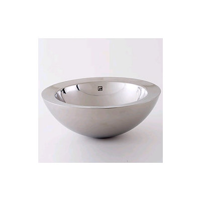 DecoLav Simply Stainless 15.5" Double Walled Vessel Sink with Overflow