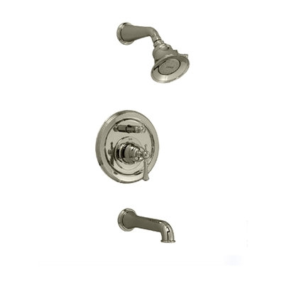 Jado Hatteras Pressure Balance Tub and Shower Set with Lever Handle
