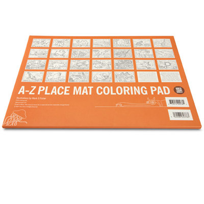 Bob's Your Uncle A-Z Place Mat Coloring Pad