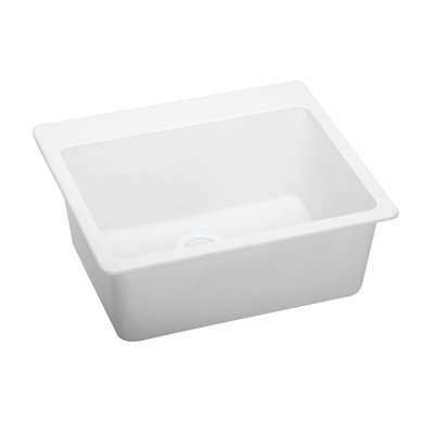 Elkay Gourmet E-Granite Top Mount Single Bowl Kitchen Sink