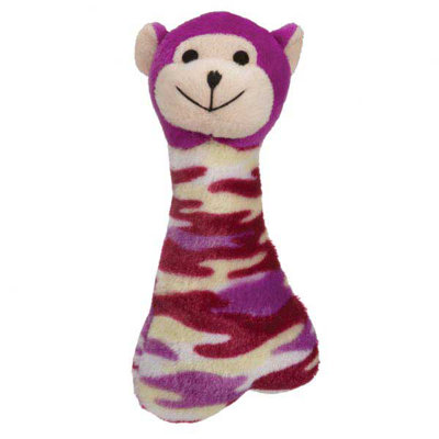 Grriggles Camo Critters Clip Strip Dog Toy (12 Pieces)