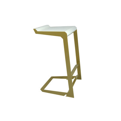 Nolen Niu, Inc. Laso Barstool with Leather Seat