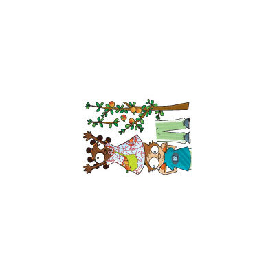 ADZif Ludo Apple Picking Wall Decal