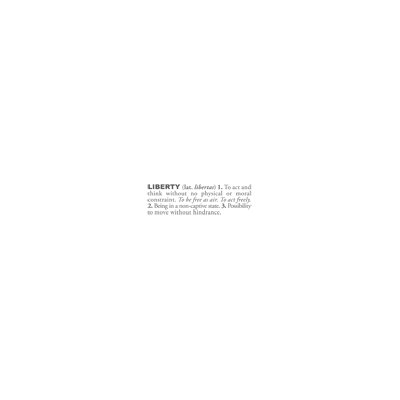 ADZif Blabla Liberty (English) Wall Decal