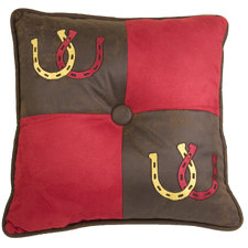 HiEnd AccentsTahoe Horse Shoes Pillow-image
