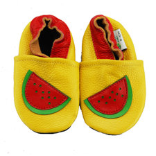 Augusta BabyWatermelon Soft Sole Leather Baby Shoes-image