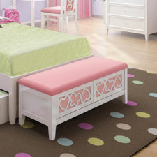Bedroom Storage Benches on Hearts Wood Storage Bedroom Bench