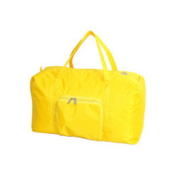 yellow duffle bag