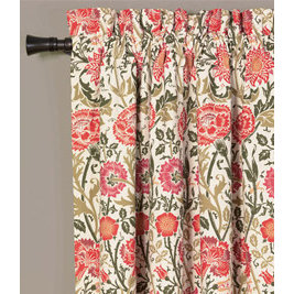 floral curtain