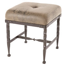 leather stool