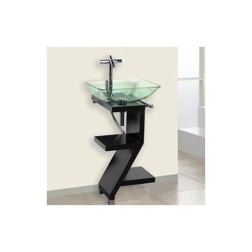 Dreamline Modern 18 Zen Black Wood Vanity Set