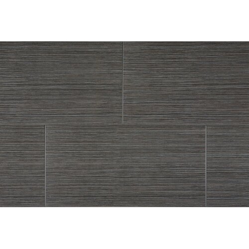 Kaska Element Series 12 x 24 Porcelain Tile in Black