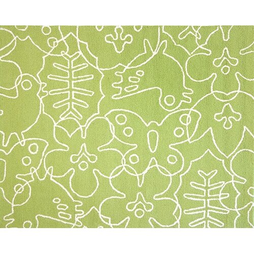 notNeutral Season White/Canary Yellow Kids Rug