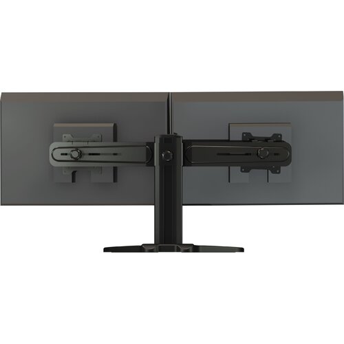 Crimson AV Dual Side by Side Monitor Desktop Stand