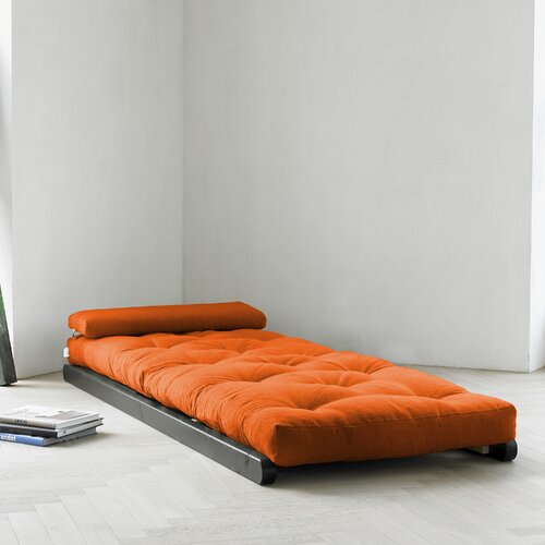 Fresh Futon Fresh Futon Figo with Wenge Frame in Orange