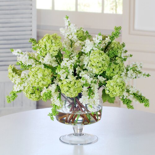 Jane Seymour Botanicals Lilacs in Glass