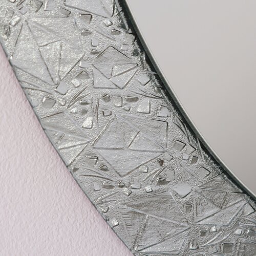 Decor Wonderland Frameless Crystal Wall Mirror